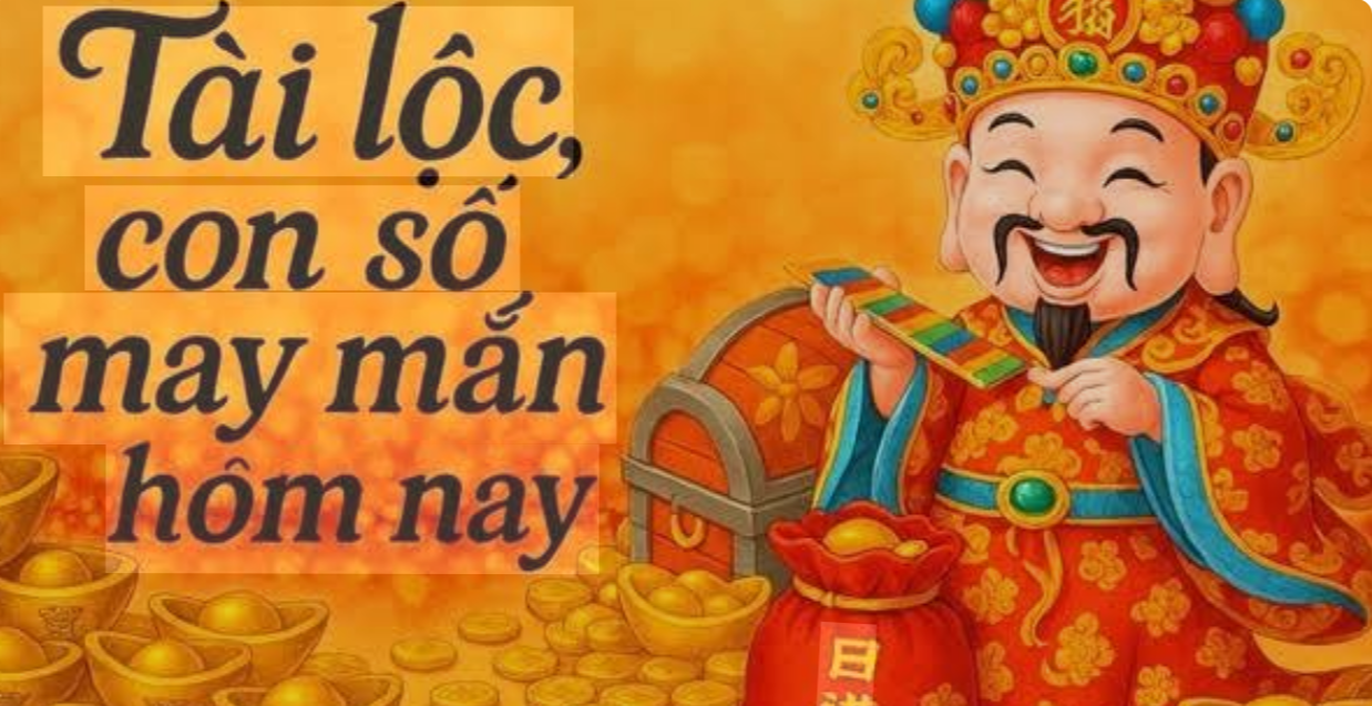 Con số may mắn hôm nay